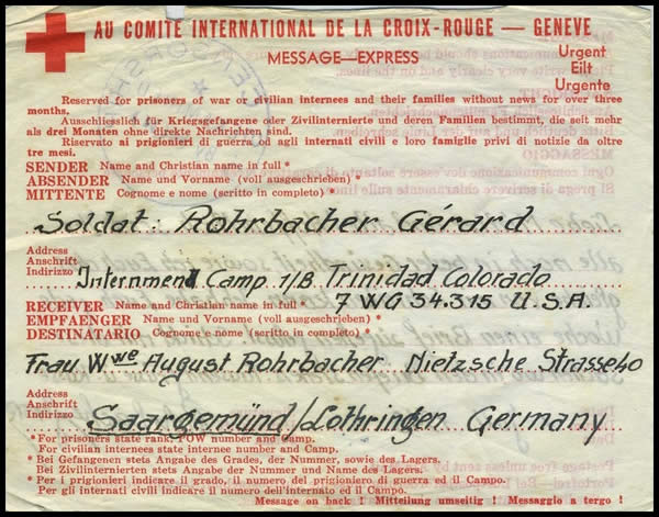 Message Croix-Rouge