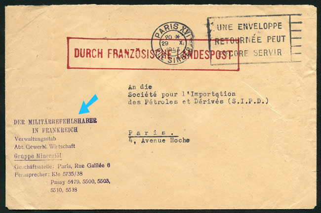 Lettre en franchise du MBHF