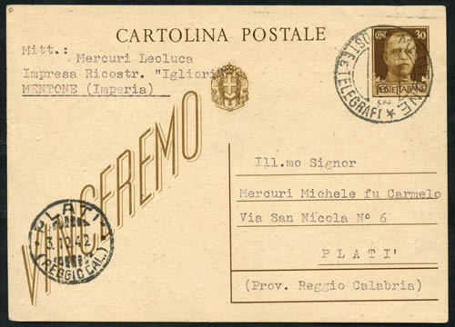 Menton Poste & Télégraphe