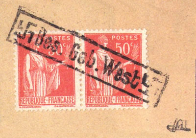 Cachet Todt St Nazaire