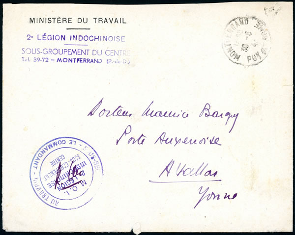 2ème légion indochinoise clermont-ferrand