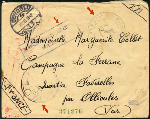 lettre d'un interné en Turquie vers la France