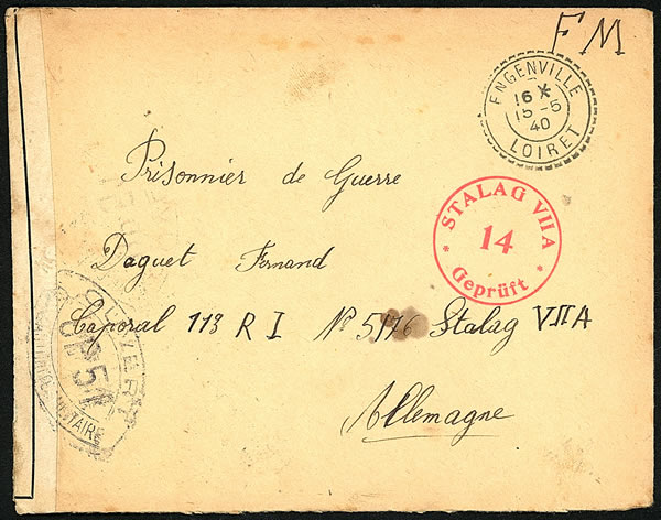 Enveloppe SNCF 1940 1