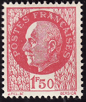 pétain 1F50 rose original