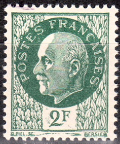 Pétain 2F vert original