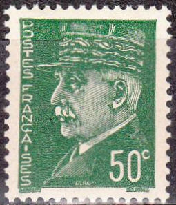 Pétain 50c original