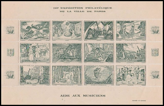 vignettes ville de Paris pour les musiciens