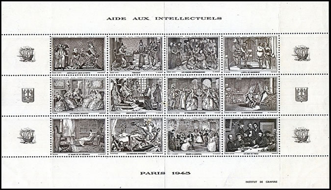 Vignettes ville de Paris pour les intellectuels