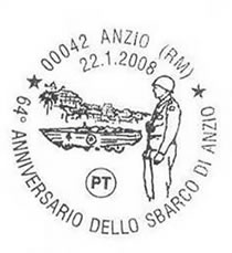 Oblitération Temporaore Anzio 2008