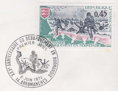 Arromanches FDC 1974
