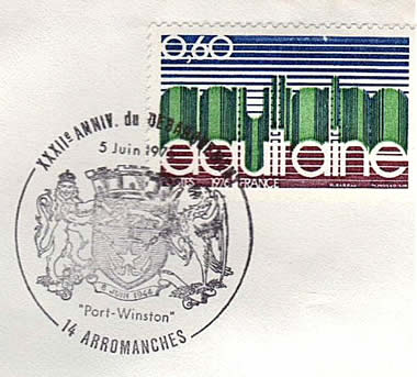 32ème anniversaire du débarquement à Arromanches