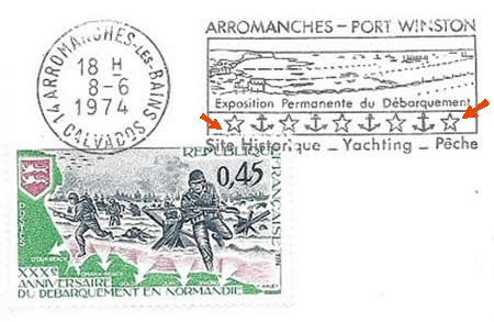 Arromanches OMEC à droite