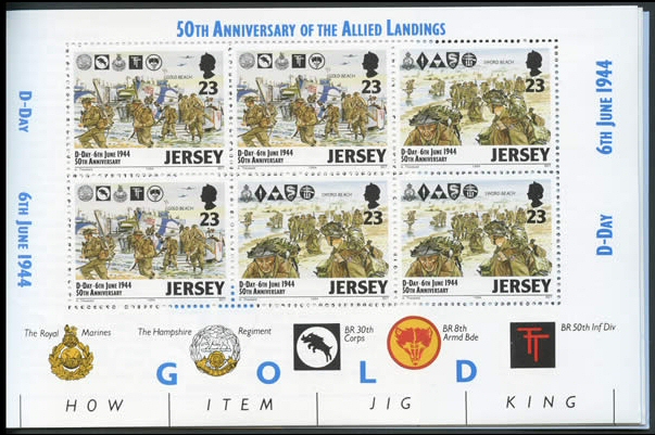 Feuillet jersey plage Gold