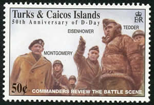 Montgomery Eisenhower et Tedder