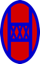 Insigne de la 30th US Inf Div