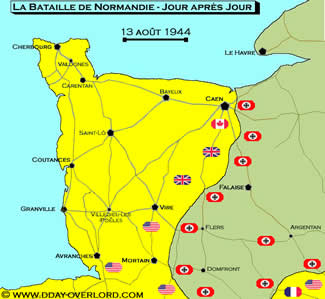 Bataille de Normandie 13 aout 1944