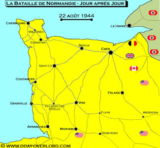 Bataille de Normandie 22 août 1944