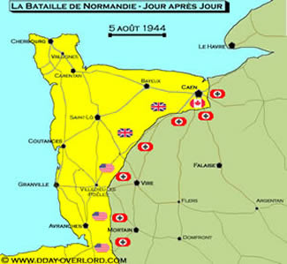 Bataille de Normandie 5 août 1944