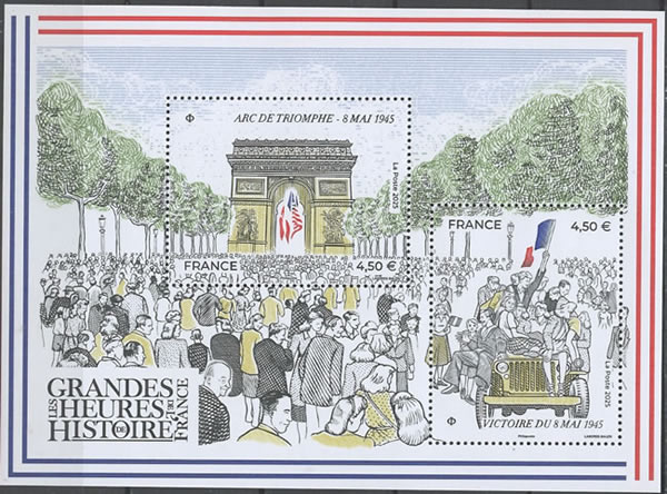 Bloc de France commemorant le 8 mai 1945 en 2025