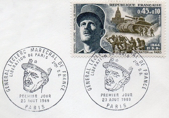 Libération de Paris FDC Leclerc