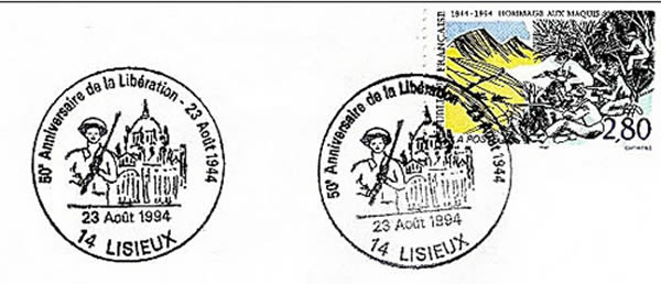 50ème anniversaire de la libération de Lisieux
