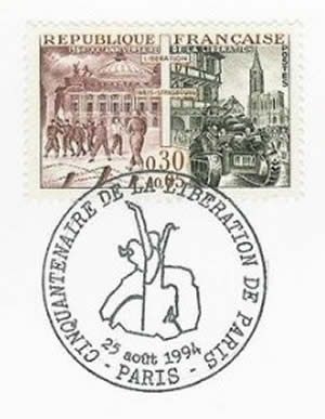 50ème anniversaire de la libération de Paris