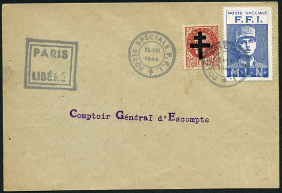 Vignette du MLN sur lettre