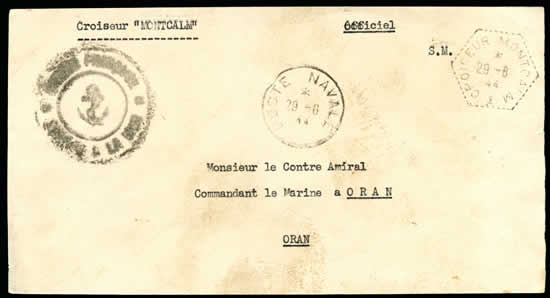 Croiseur Montcalm 29/6/44