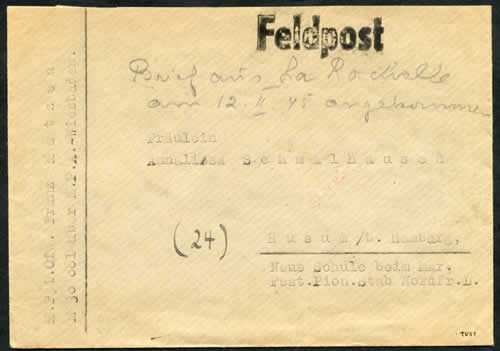 lettre d'un marin allemand de La Rochelle