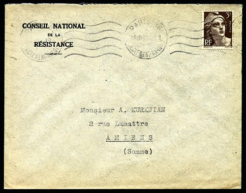 Lettre à entête du CNR