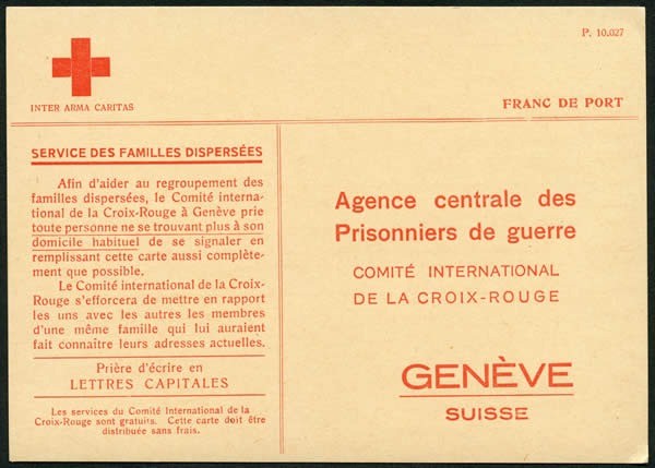 Croix-Rouge Familles dispersées