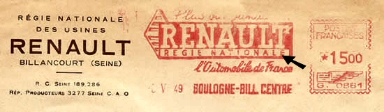 EMA régie Nationale Renault