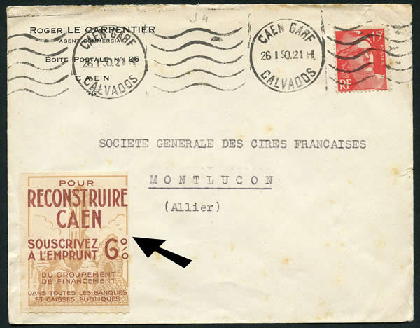 Emprunt pour la reconstruction de Caen