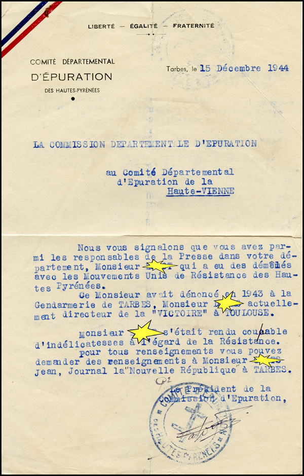 Lettre intérieure