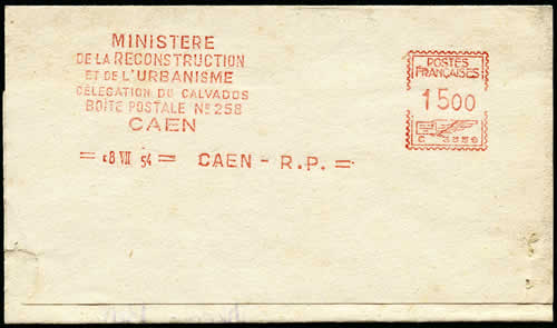 Ministère de la reconstruction délégation de Caen