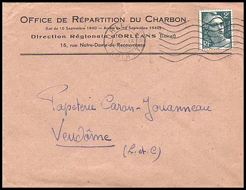 Répartition du charbon