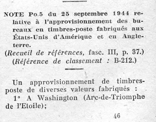 Note timbres US et GB