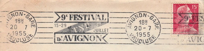 OMEC Festival d'Avignon 1955