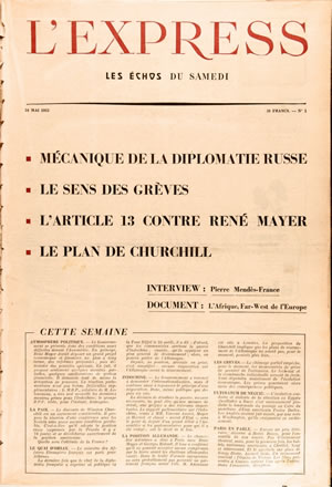 Premier numéro de l'Express