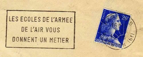 OMEC SECAP Flamme à gauche, les écoles de l'armée...