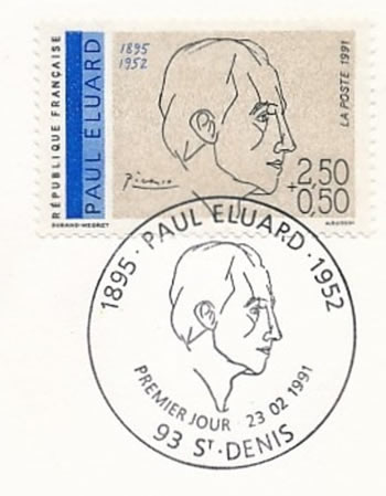 Paul Eluard FDC