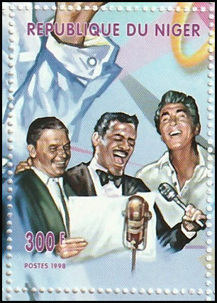 Timbre consacré au Rat Pack