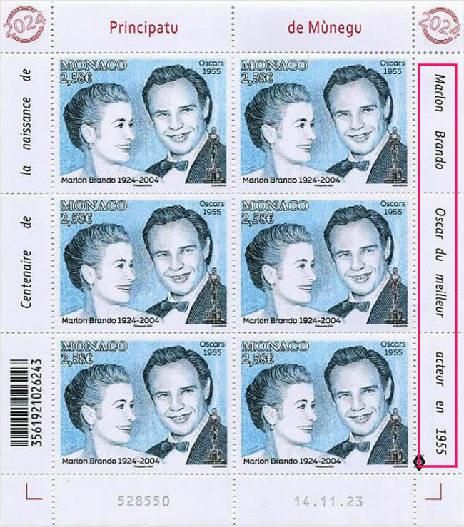 BF Marlon Brandon Oscar du meilleur acteur 1955