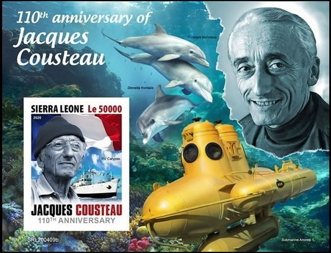 110e anniversaire de la naissance de Jacques Cousteau