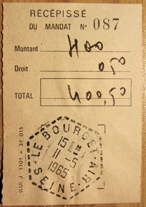 Agence postale Le Bourget air