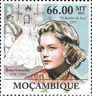 Timbre du Mozambique Sissi et son destin