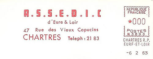 EMA ASSEDIC de Chartres 1963