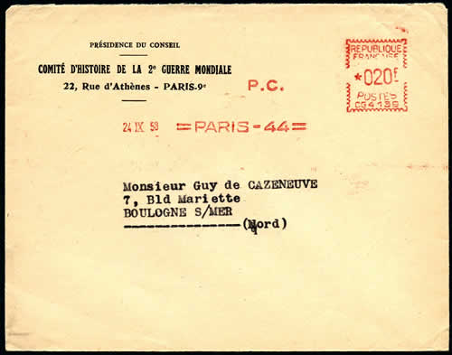 EMA du Président du Conseil