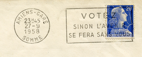 OMEC flamme à droite Votez