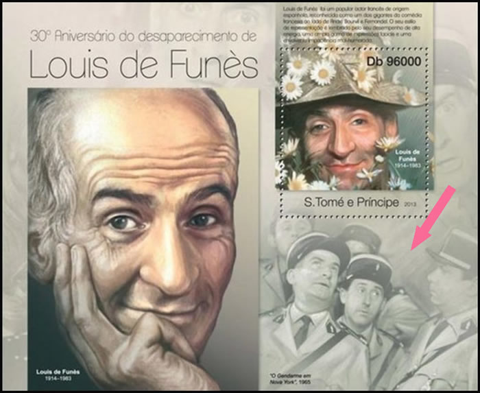 BF Louis de Funes San Tome et Principe